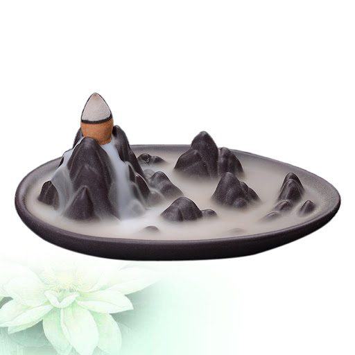 Title 9, Ceramic backflow incense censer for home decor....