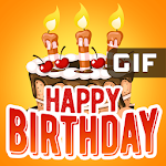 Cover Image of Baixar GIFs de feliz aniversário 2.3.3 APK