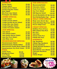 Bin Harif Dabeli menu 1