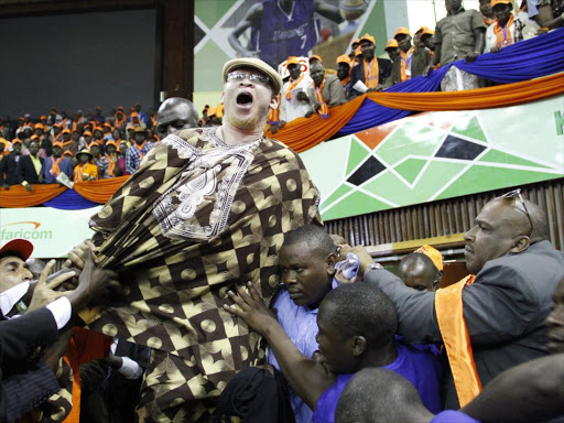 A file photo of ODM Nominated MP Isaac Mwaura during the party's national executive council meeting at Kasarani Safaricom Stadium in Nairobi on February 28, 2014. /CHARLES KIMANI