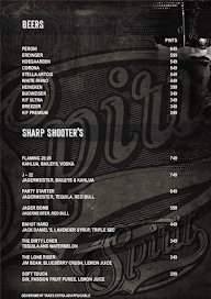 Club Roadies menu 4