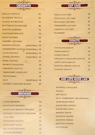 Cakes & More menu 3