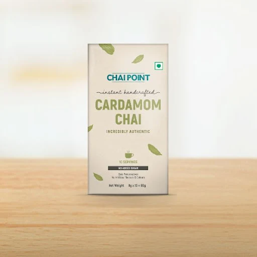 Instant Cardamom Chai (No Sugar)