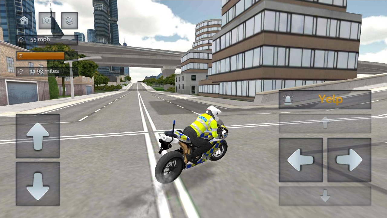  Police Motorbike Simulator 3D- 스크린샷 