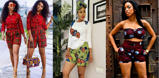 ankara shorts designs