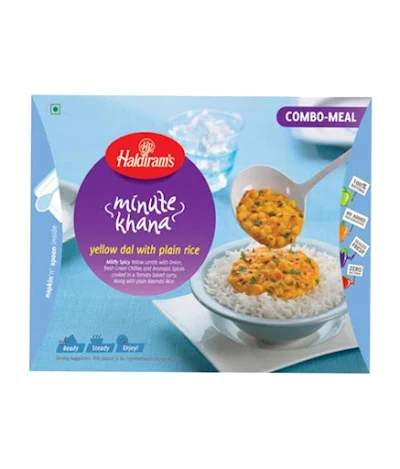 Haldiram's Rte Yellow Dal And Plain Rice - 375 gm