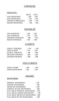 Crave menu 1