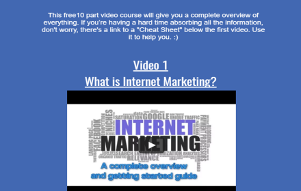 Internet Marketing Overview small promo image