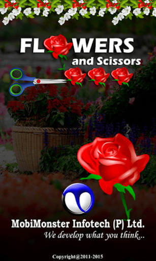 Flowers and Scissor