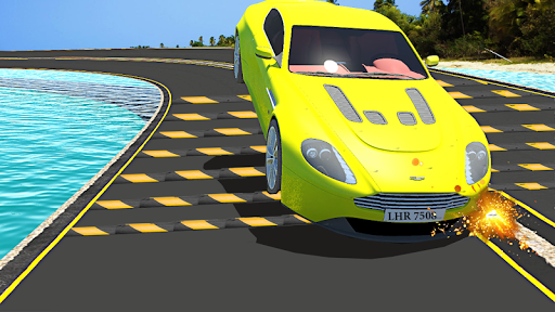 100 Speed Bump Extreme Car Crash Simulator Game