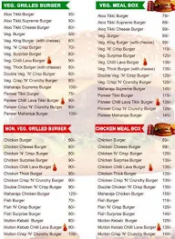 Burger Point menu 1