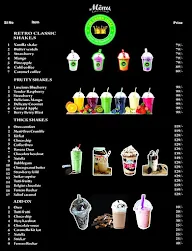 The Crown Shake menu 1