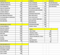 Madina Dhaba menu 1