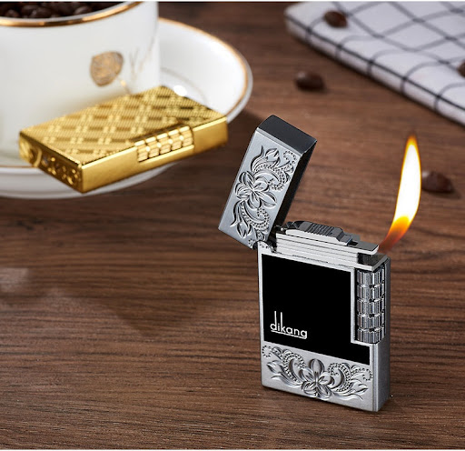 Title 6, Personalized Metal Open Flame Portable Lighter ...