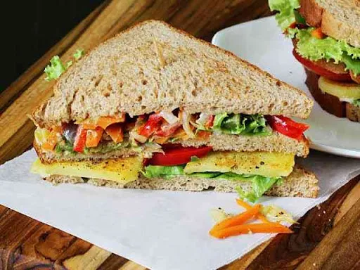 Vegetable Club Sandwich