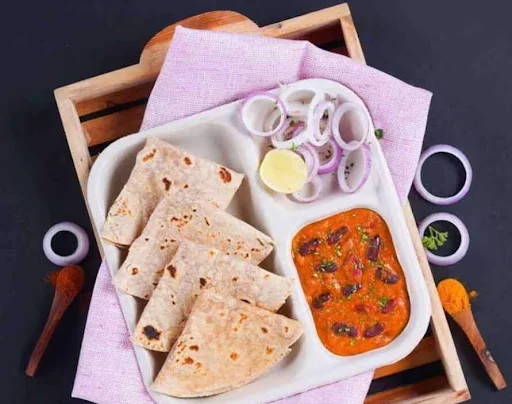 Desi Ghee Rajma & Tawa Roti Meal/Thali