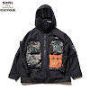 f.c.real bristol x readymade 3l multi pocket jacket black