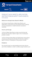 Hempel Datasheets Screenshot
