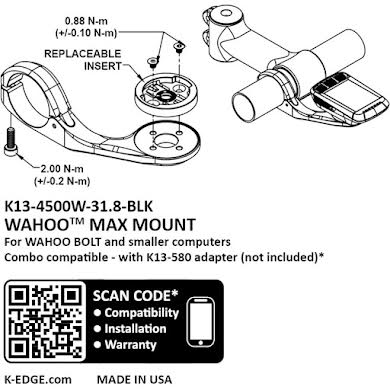 K-Edge Wahoo Max Mount