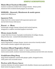 Pergola - The Accord Metropolitan menu 1