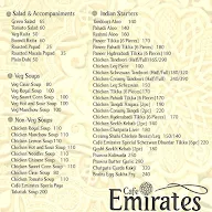 Cafe Emirates menu 3