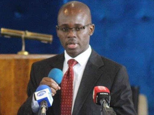 Homa Bay senator Moses Kajwang' wants the assault on Standard journalist James Omoro probed. /FILE