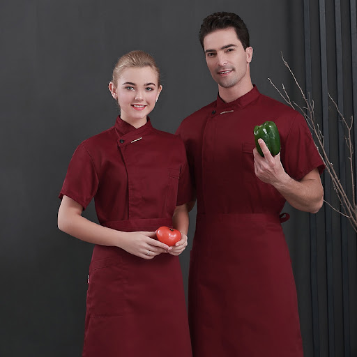 Title 3, Short Sleeve Breathable Chef Work Clothes for Y...