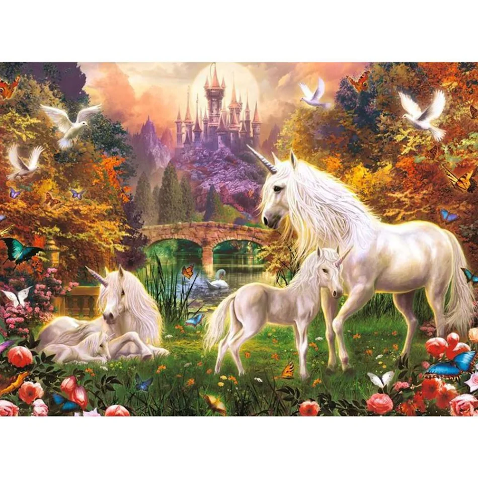 Diamond Painting Stenen Vierkant Rond, Diamant Schilderij voor Volwassenen en Kinderen, DIY Kunst, Ontspanning en Decoratie
