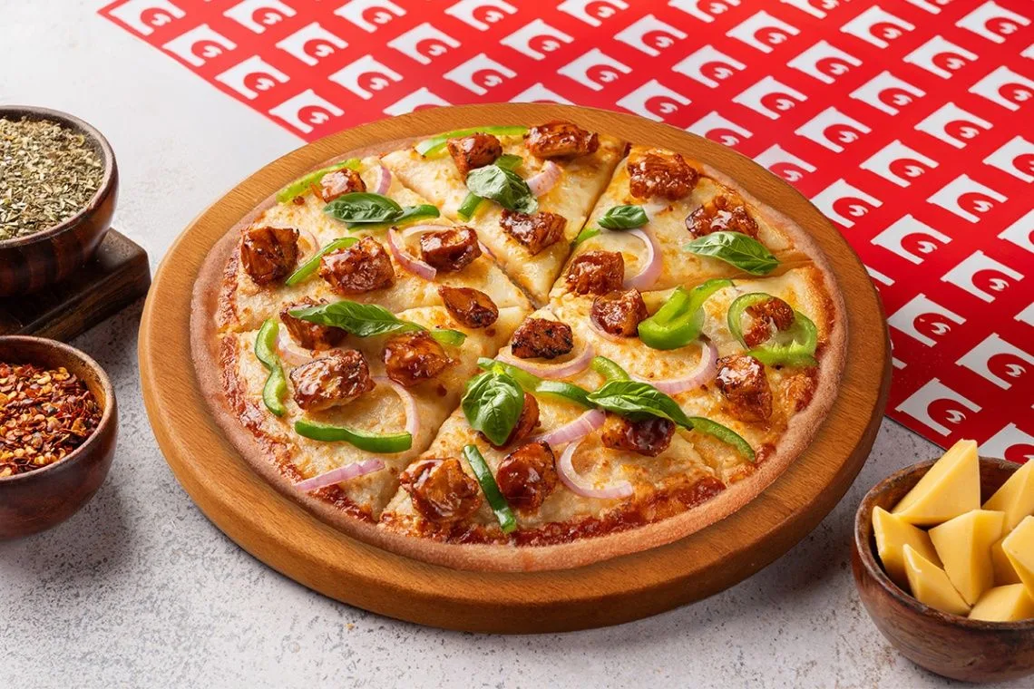 BBQ Chicken Thin Crust Pizza