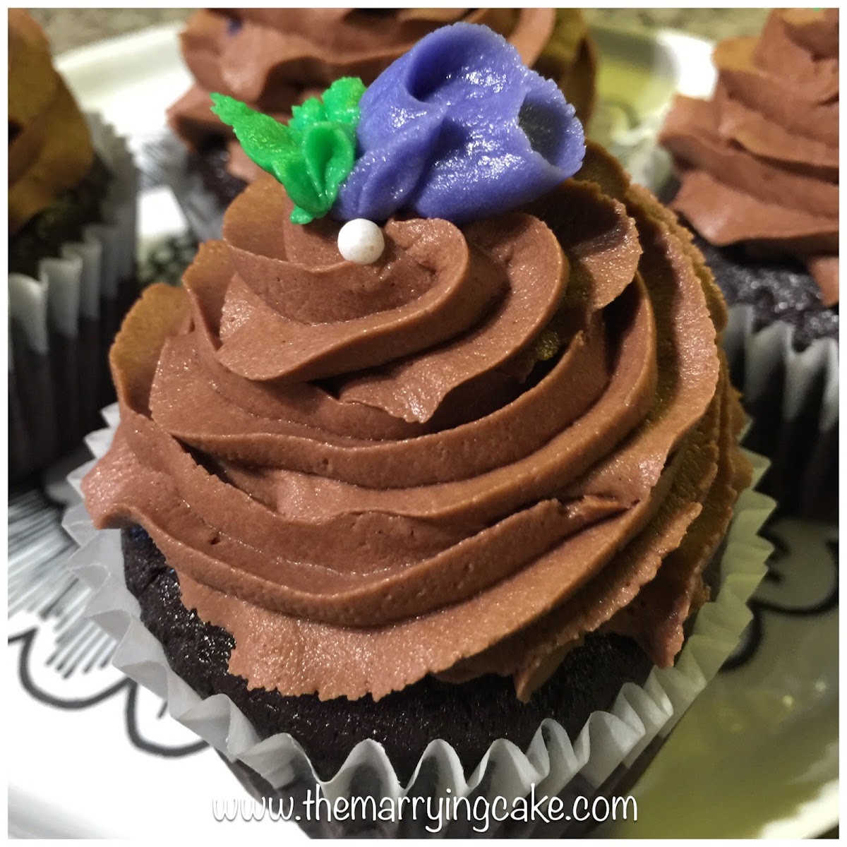 Gluten Free Chocolate Truffle Cupcake