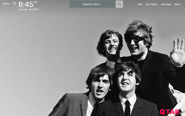 The Beatles Wallpapers New Tab Background