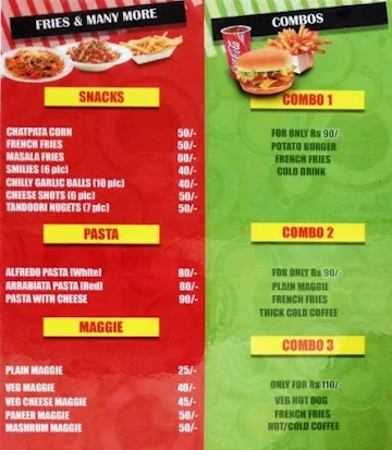 Cafe2 menu 