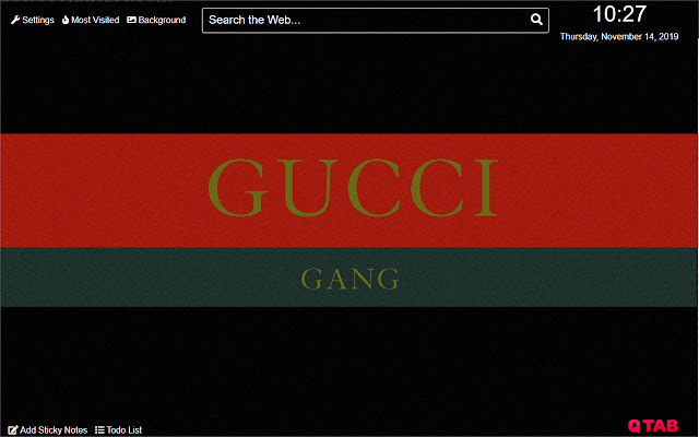 Gucci Wallpaper for New Tab