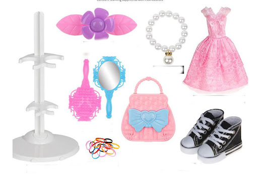 Title 2, Creative Fashion Girl Children Music Dress Up D...