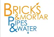 Bricks & Mortar, Pipes & Water  Logo