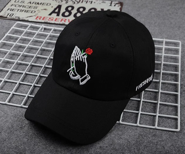 Title 1, Gorra de béisbol con flor de rosa de palma Ulzz...