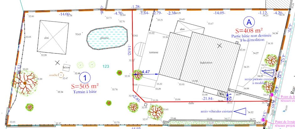 Vente terrain  505 m² à Uchaud (30620), 180 000 €