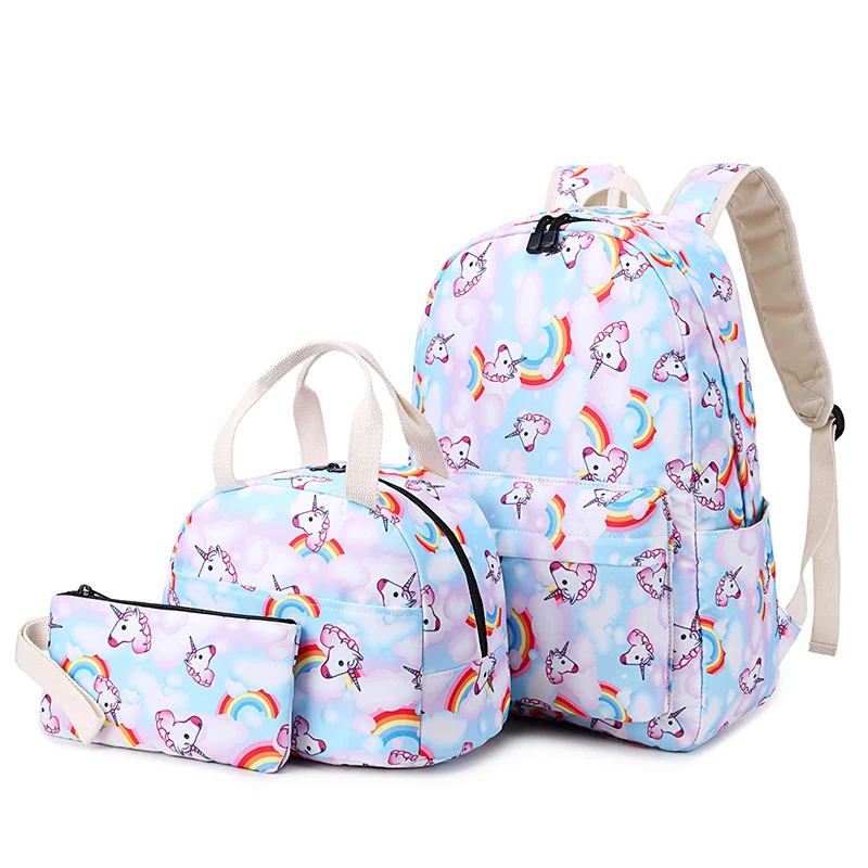 Sac à dos scolaire simple et imprimé pour collégiens. Conception pratique et résistante pour transporter fournitures et cahiers. Parfait pour l'école.
