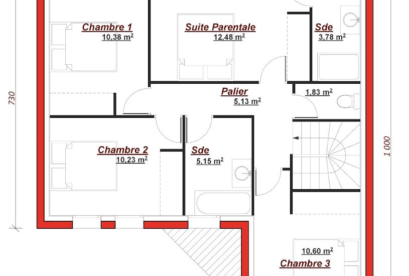  Vente Terrain + Maison - Terrain : 882m² - Maison : 123m² à Presles (95590) 