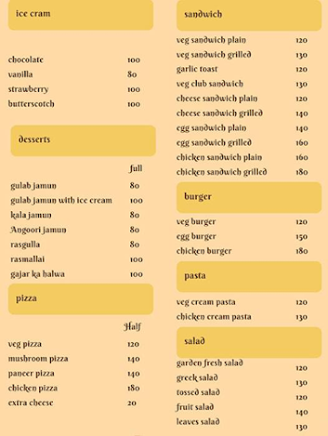 Maanasa Paradise menu 