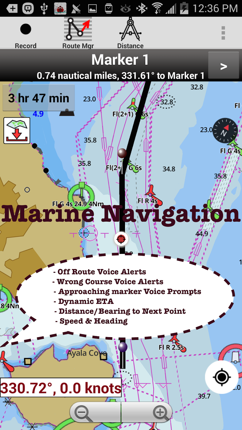 i-Boating:Croatia Marine Chart Screen 3
