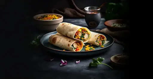 Chilli Garlic Paneer Roll