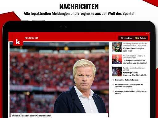 kicker Fußball News 6.6.0 screenshots 9