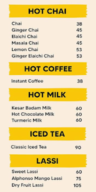 My Chai Stories menu 1