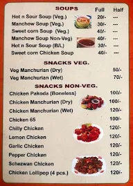 Surya Fast Food menu 1