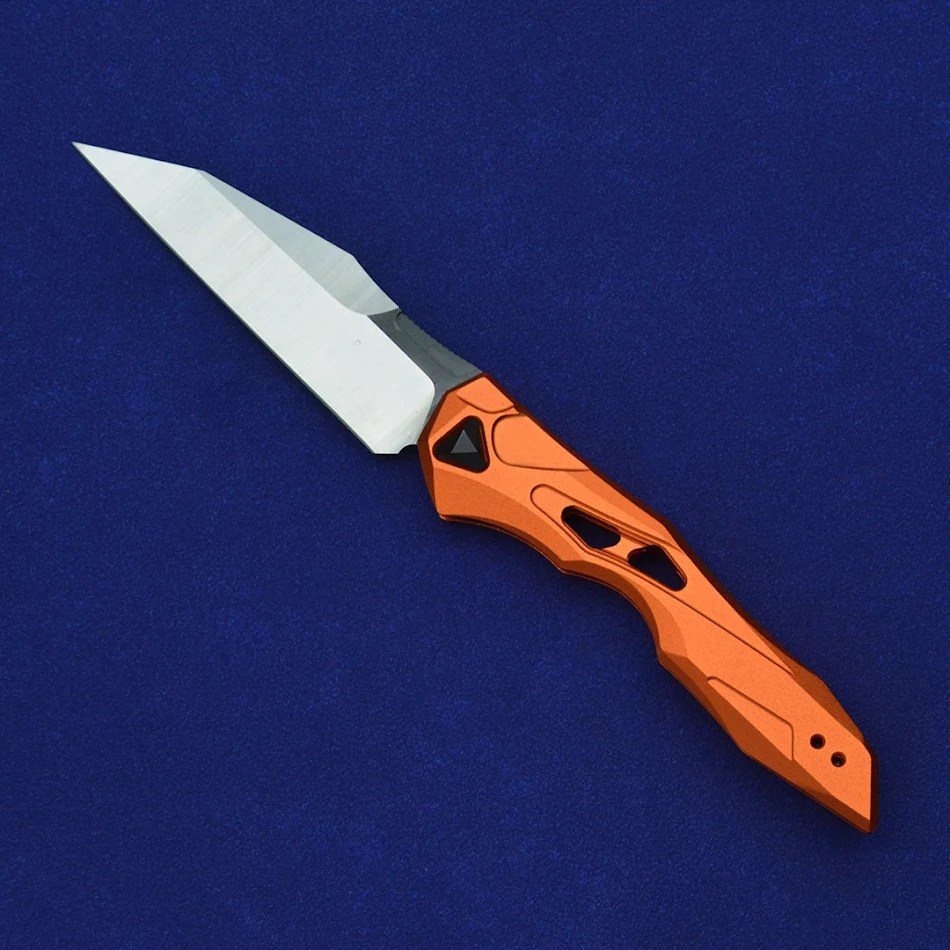 Hoge hardheid scherp opvouwbaar SST fruitmes outdoor camping tools. Compact en duurzaam mes voor het snijden van fruit tijdens het kamperen.