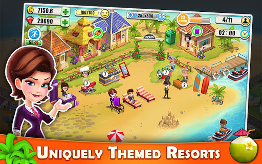 Resort Tycoon APK MOD screenshots 1