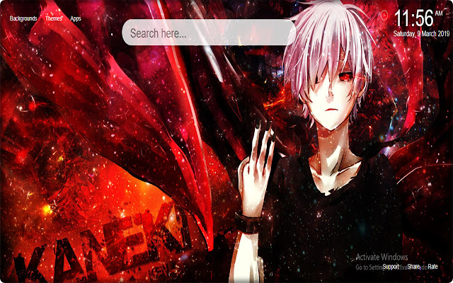 Tokyo Ghoul HD Taustapildid New Tab