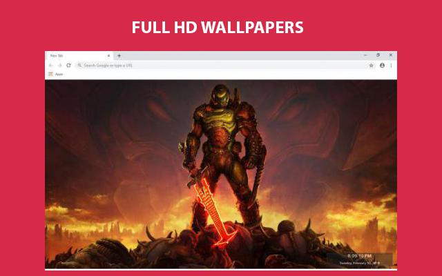 DOOM Eternal Wallpapers and New Tab