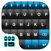 Blue Black Keyboard Theme  Icon